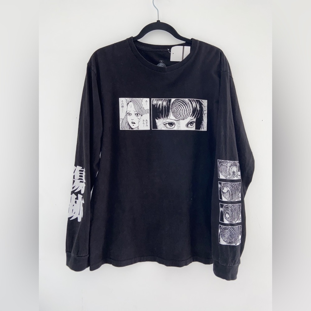 UZUMAKI Anime Tee M 1/1 Rare Find UNI Junji Ito​​